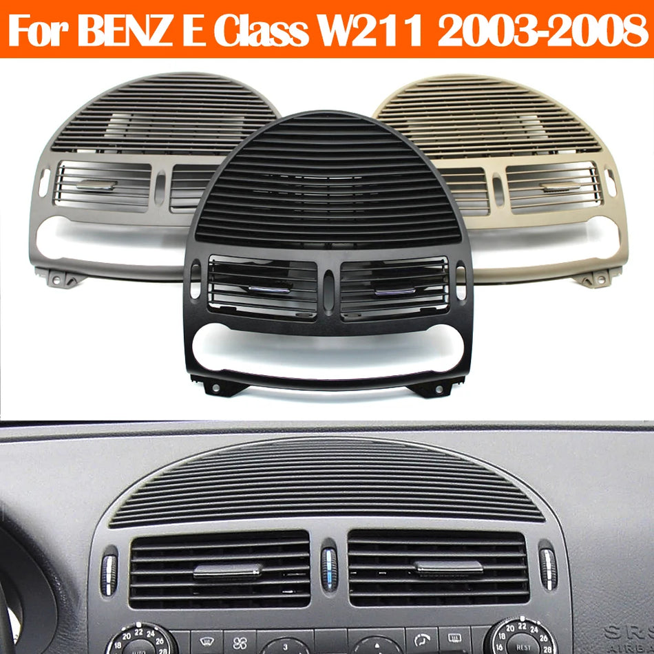 Mercedes Benz E Class W211 Dashboard Air Vent Grille Speaker Panel, PC and ABS