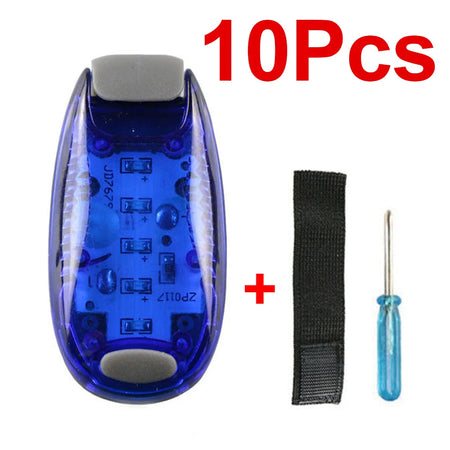 Waterproof Marine LED Navigation &amp; Bike Taillight with 3 Modes Blue-10Pcs / CHINA