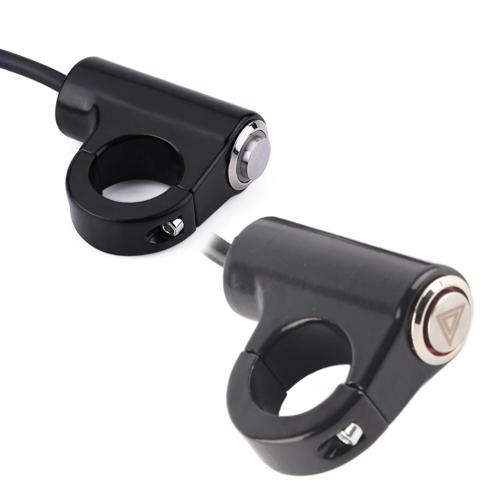 EBTOOLS 22mm Motorcycle Headlight Handlebar Push Button Switch for Fog Lights