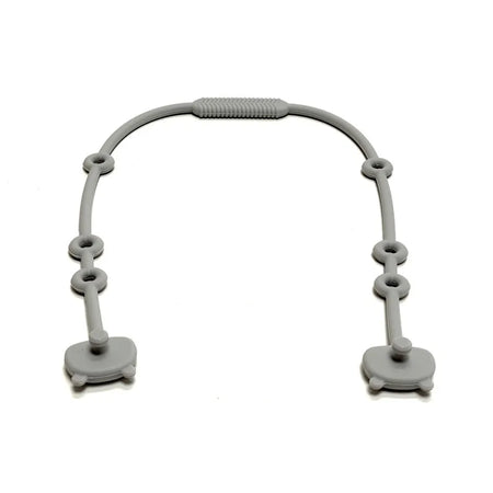 Baby Pacifier Chain &ndash; Anti-Drop Silicone Design silver gray