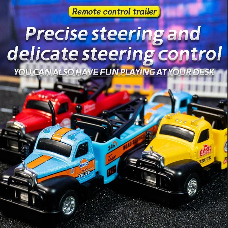 RC Car Pickup Rescue Truck 1/64 &ndash; App Controlled Fun