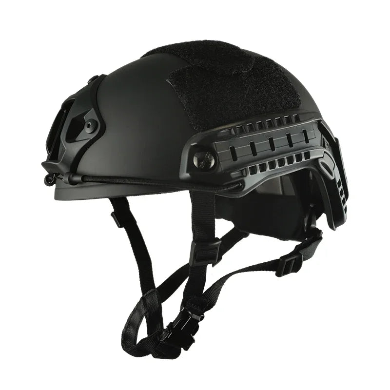 FAST PJ Lightweight Outdoor Helmet AF258 &ndash; Ultra-Lightweight Black without holes