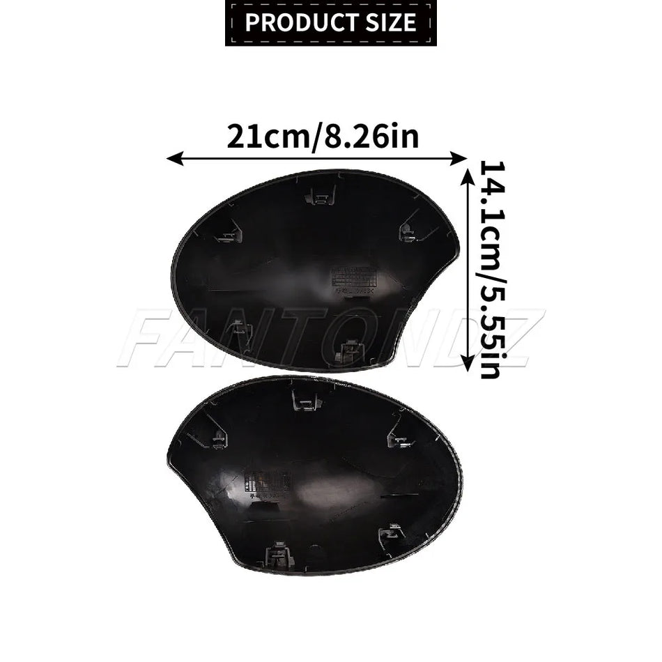 Tapas de espejo lateral plegables manuales para Mini Cooper R55 R56 R57 R58