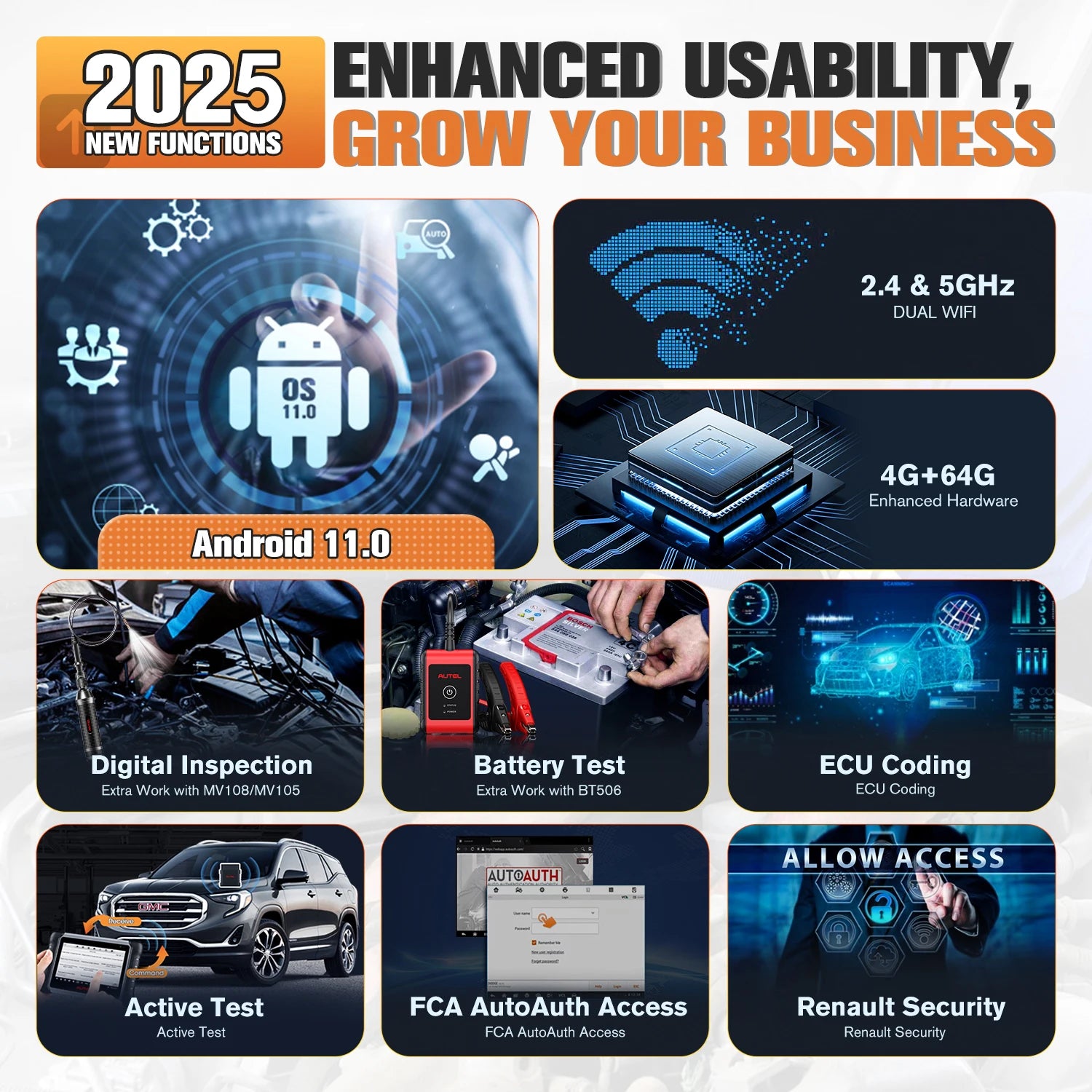 Autel MaxiPRO MP808BT Pro &ndash; Advanced ECU Coding Upgrade