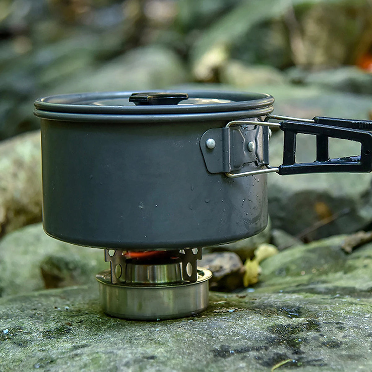 Lixada Mini Alcohol Stove With Cross Stand &ndash; Ultra Portable