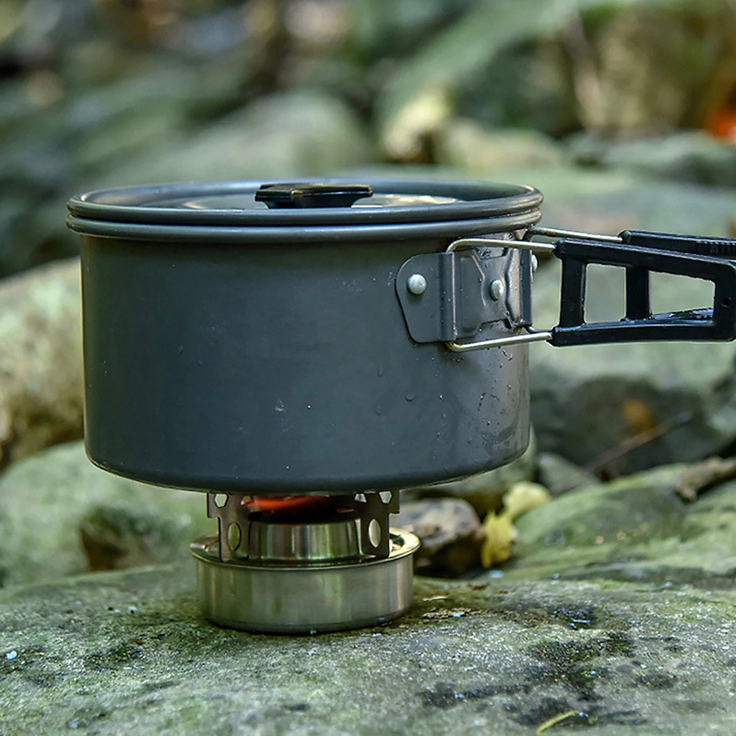 Lixada Mini Alcohol Stove With Cross Stand &ndash; Ultra Portable
