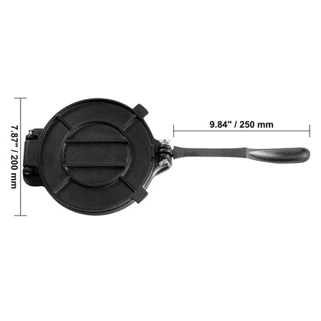 Cast Iron Tortilla Press Heavy Duty 8 Inch Manual 8in / Other / spain