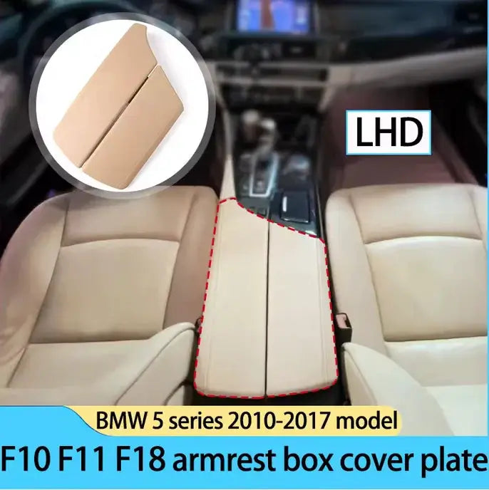 LHD RHD F10 ABS Car Center Console Storage Case Armrest Box CoverTrim Replacement For BMW 5 Series F11 520 523 525 528 530 535 by InterCyprus Trading Ltd