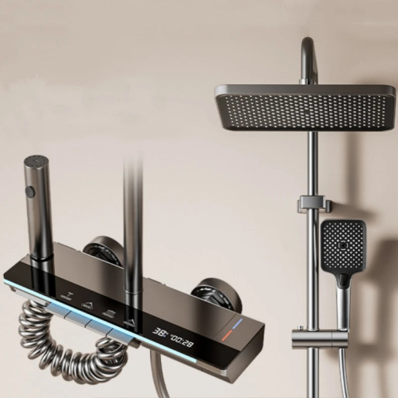 Set za tuširanje vroče in hladne vode – Digitalni prikaz temperature