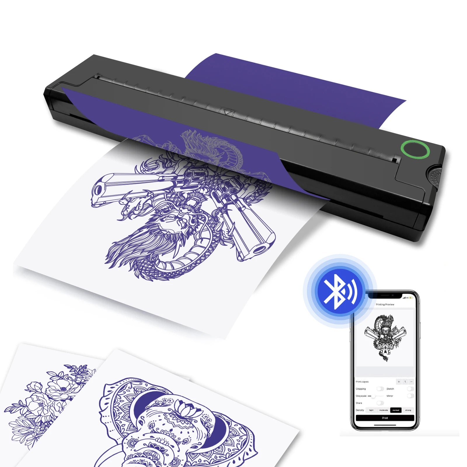 Portable Tattoo Stencil Printer &ndash; Wireless Printing