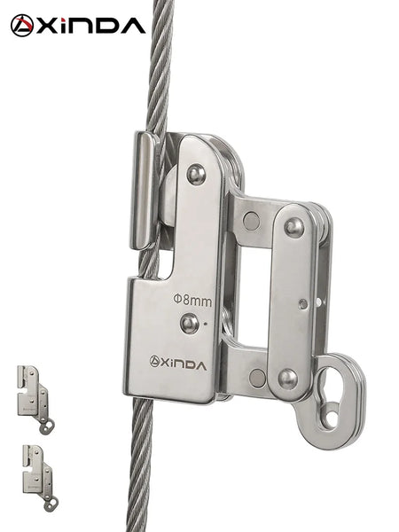 Xinda 8mm 10mm Steel Cable Fall Arrester &ndash; Rope Grab System