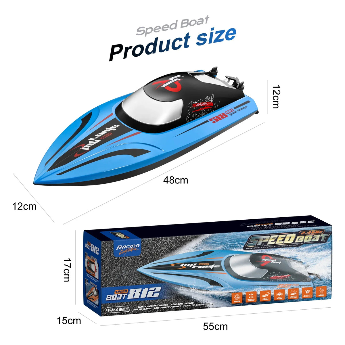 812 RC Boat &ndash; High Speed Racing With 25 Minutes Endurance