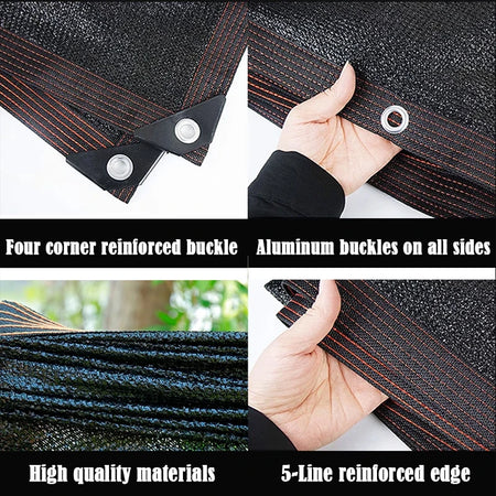 HDPE Garden Sun Shade Net for Plants - UV Resistant &amp; Versatile Cover