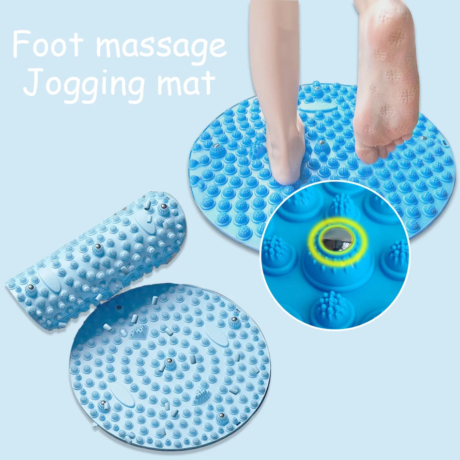 Shiatsu fodmassagebræt måtte akupressur magnetisk yoga måtte