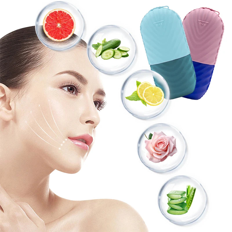 Silicone Ice Facial Beauty Applicator and Massage Tool