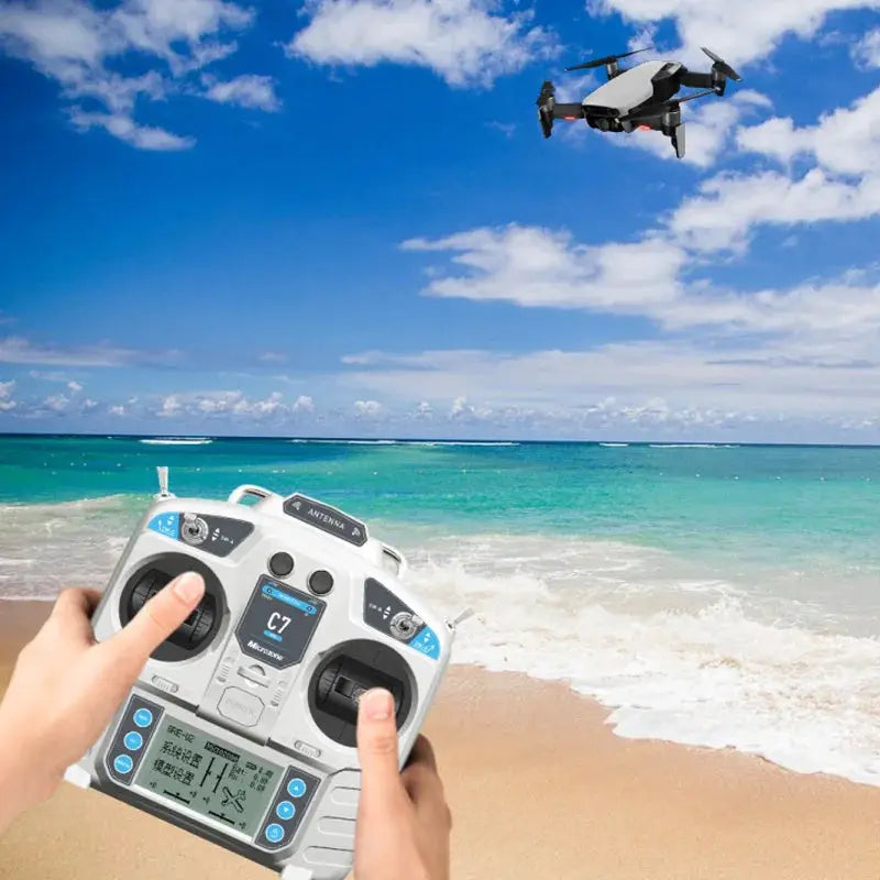 MicroZone MC7 C7 MINI 2.4G Controller Transmitter with MC8RE Receiver Radio System for RC Aircraft Drones Multirotor Helicopters by InterCyprus Trading Ltd