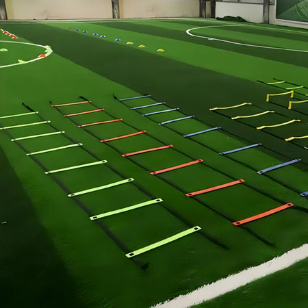 Agility Training Set with Skipping Ladders and Speed Rope