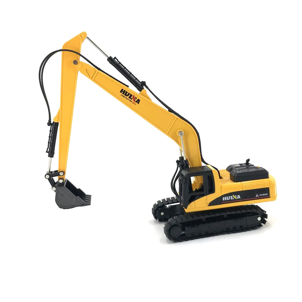 Long A &ndash; Detailed Diecast Excavator Model Yellow