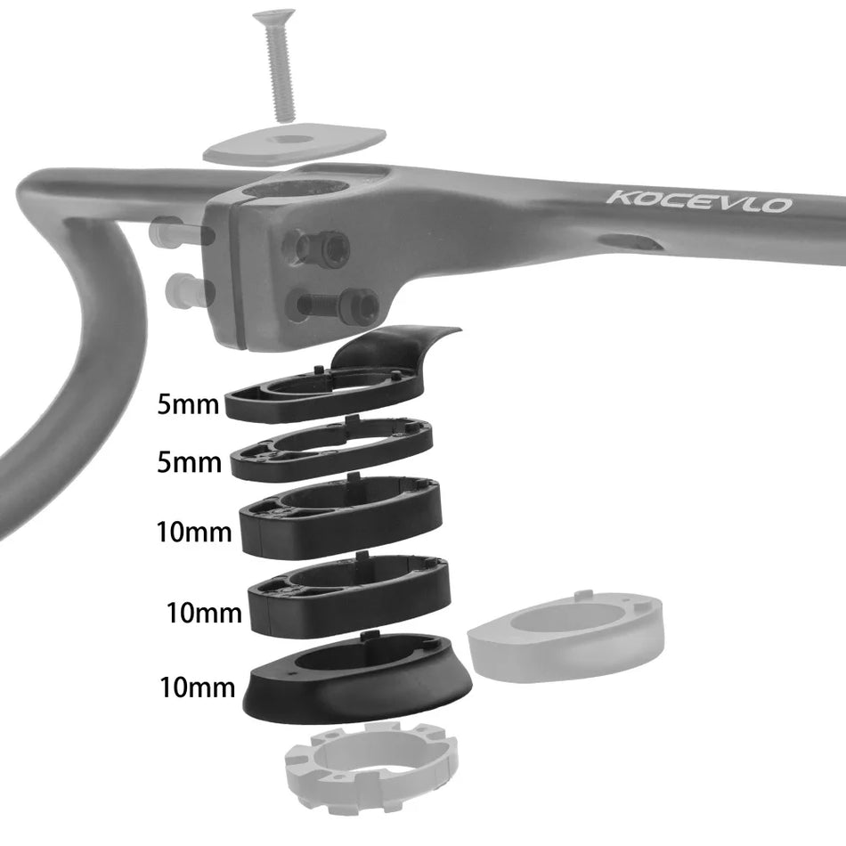 KOCEVLO X01 Road Integrated Handlebar Upgrade Kit with Titanium Construction for Stem Compatibility and Clean Cockpit
