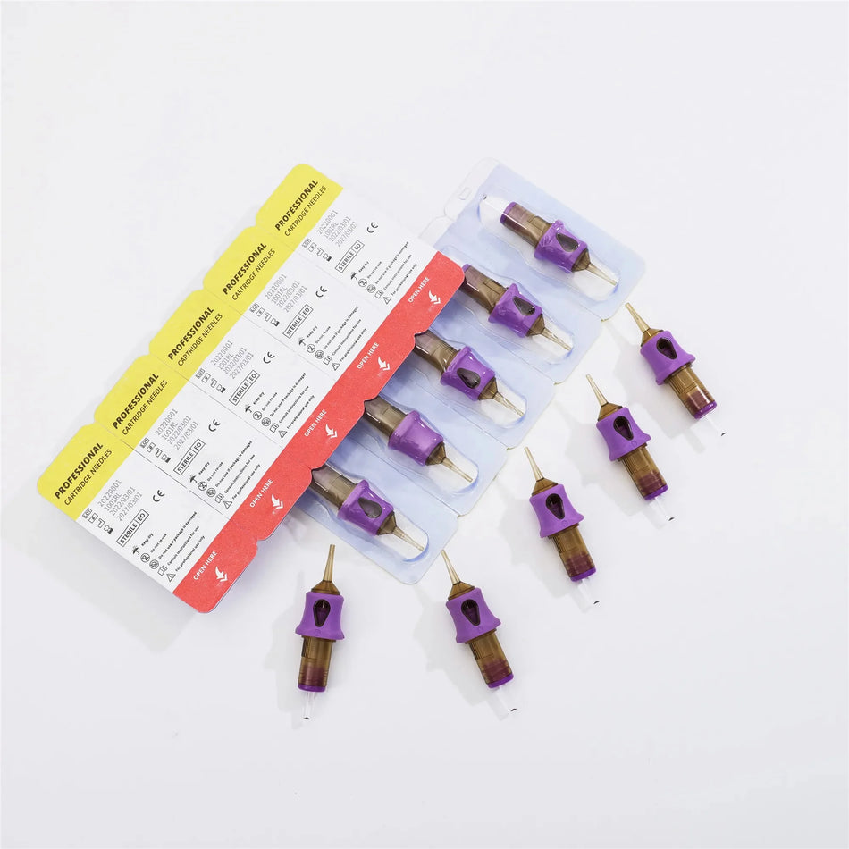 Naom PMU Sterilized Tattoo Cartridges Round Liner Set 10Pcs