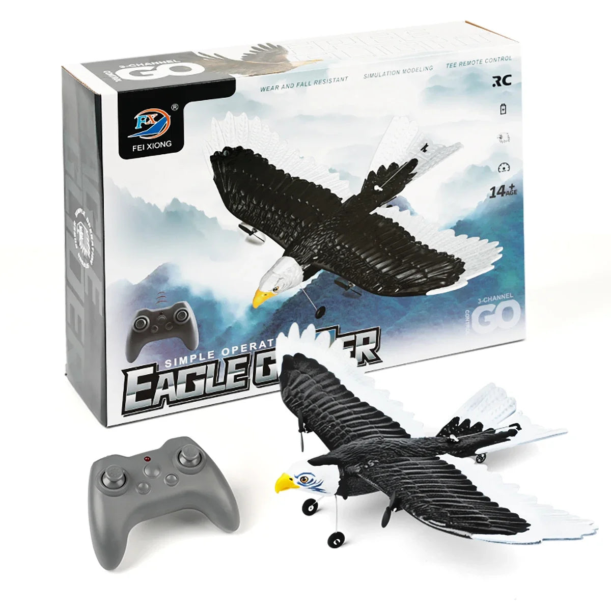 3CH Eagle RC Plane FX9651 &ndash; 360 Degree Rotation EPP Foam FX9651
