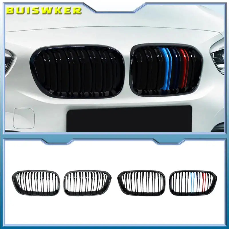 Gloss Black ABS Kidney Grille For BMW F20 F21 Hatchback