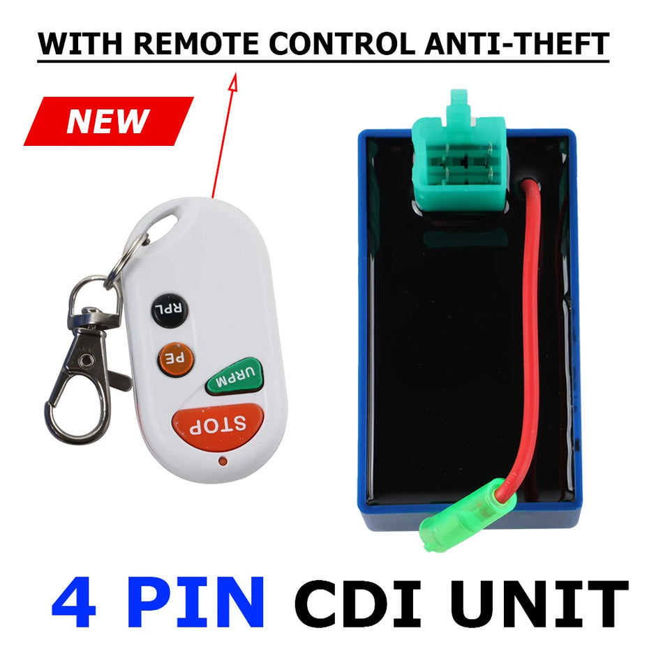 S2R Motorfiets CDI Box Unit met Afstandsbediening Anti-diefstal Ontsteking