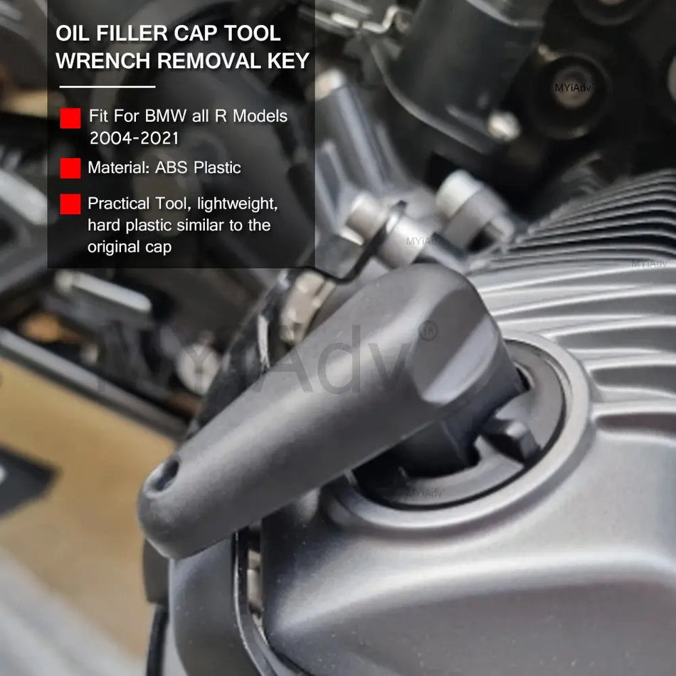 For BMW R1250GS R1200GS GS1200 R18 R 1250 1200 RT/R R1200RT R1200R Rninet Motorcycle Engine Oil Filler Cap Tool Wrench Removal by InterCyprus Trading Ltd