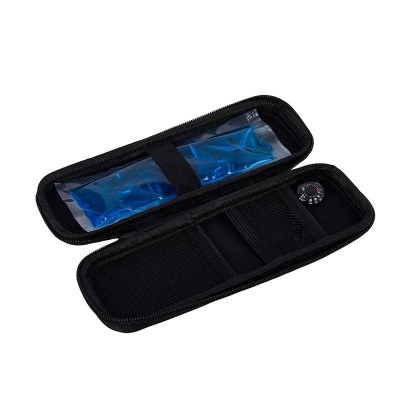 Insulin Cooler Bag &ndash; Portable Shockproof With 4 Ice Packs