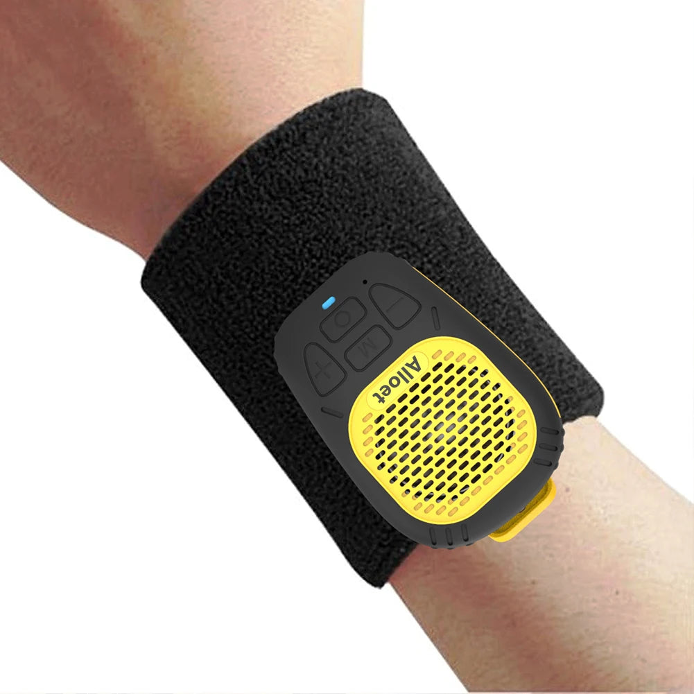 Wearable Waterproof Bluetooth 5.3 Speaker with Magnetic Clip and Mic