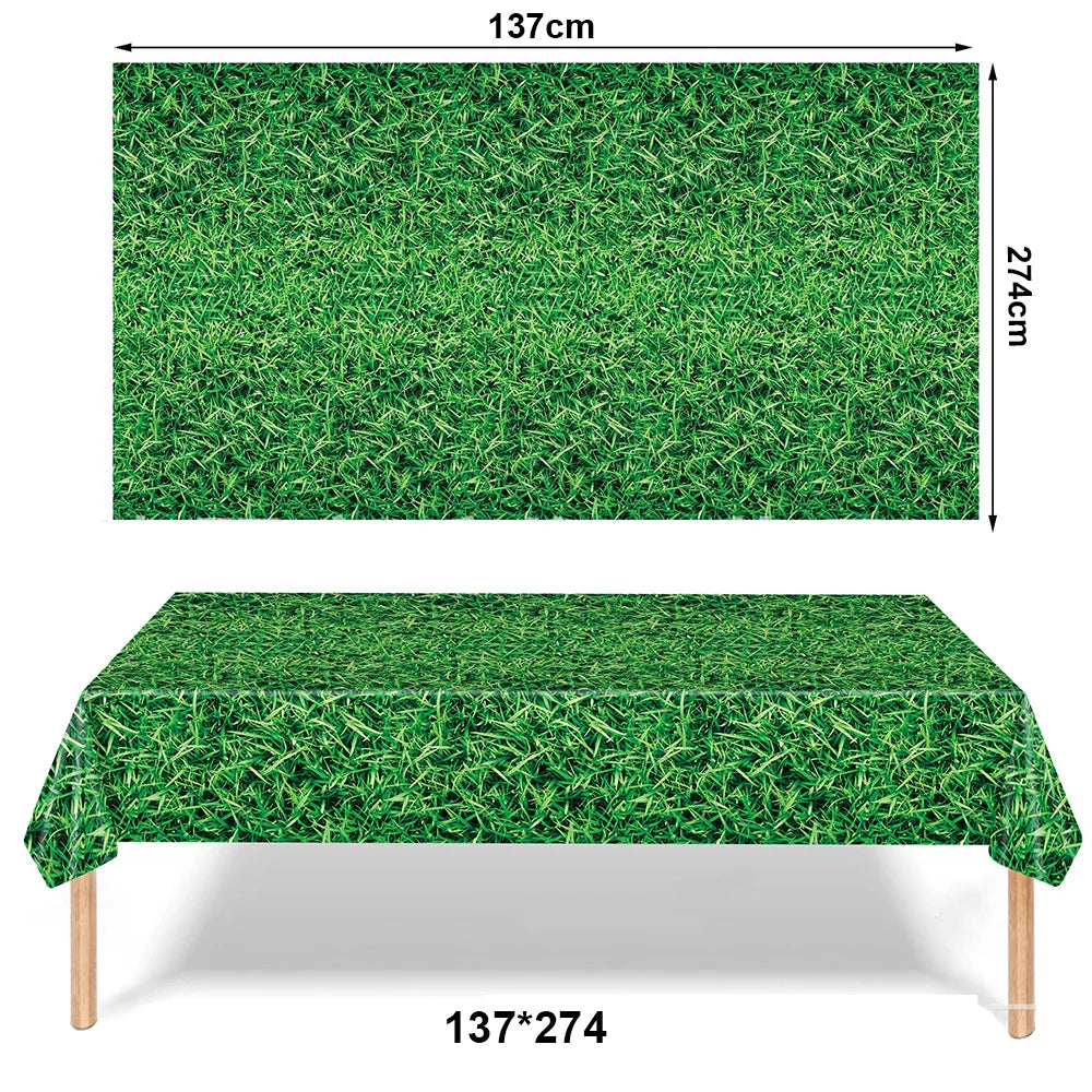 Soccer Party Supplies &ndash; Football Themed Birthday Decorations for Kids tablecloth 1