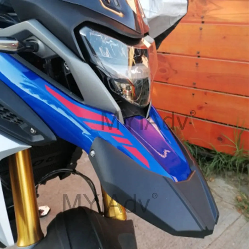 For BMW G310GS G 310 G310 GS 2017 2018 2019 2020 Motorcycle Beak Fairing Winglets Front Fender Beak Extension Wheel Cover by InterCyprus Trading Ltd