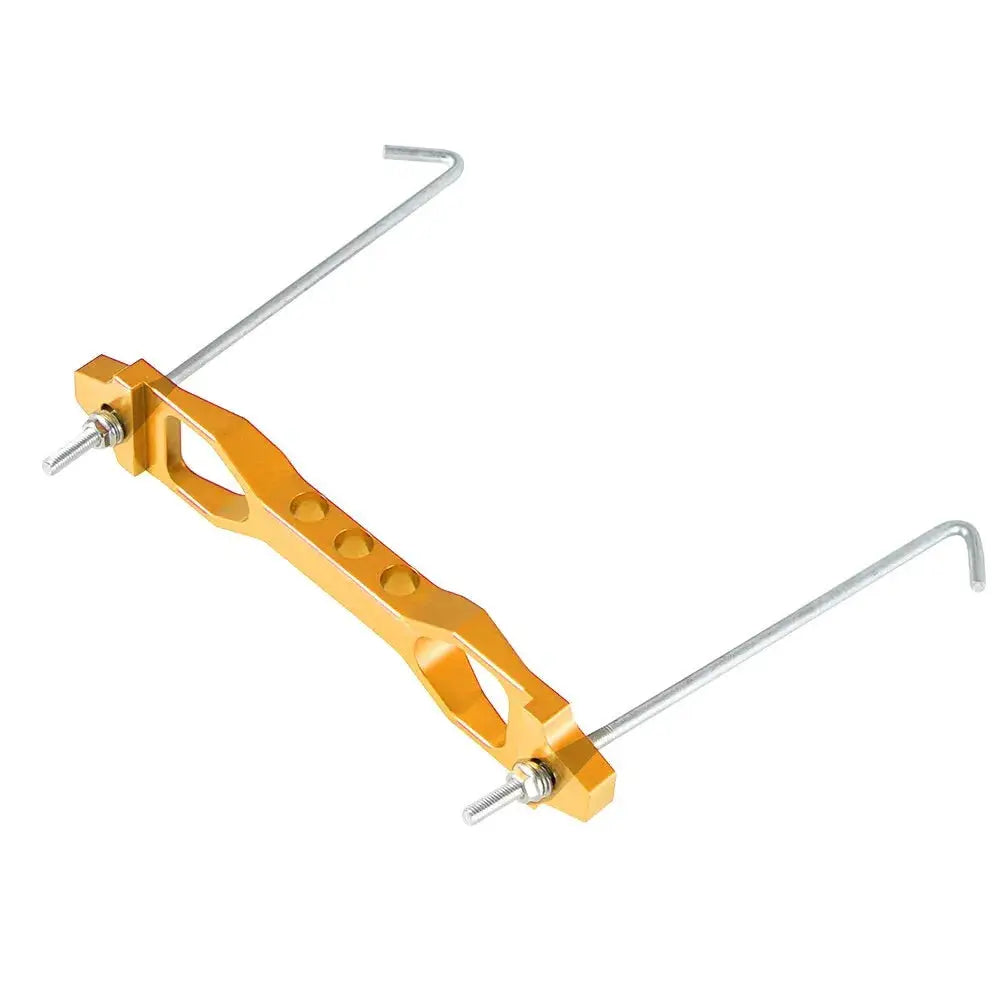 14CM/19CM Battery Hold Down Set, Car Racing Battery Tie Down Bracket Holder Lock Mount with J Bolts by InterCyprus Trading Ltd