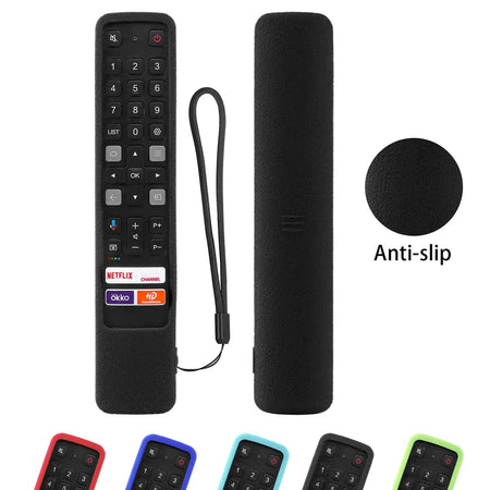 Silicone Protective Silicone Case for TCL TV Remote RC901V FMRD/FMR1/FMR8 Washable Shockproof Skin-Friendly Remote Cover by InterCyprus Trading Ltd