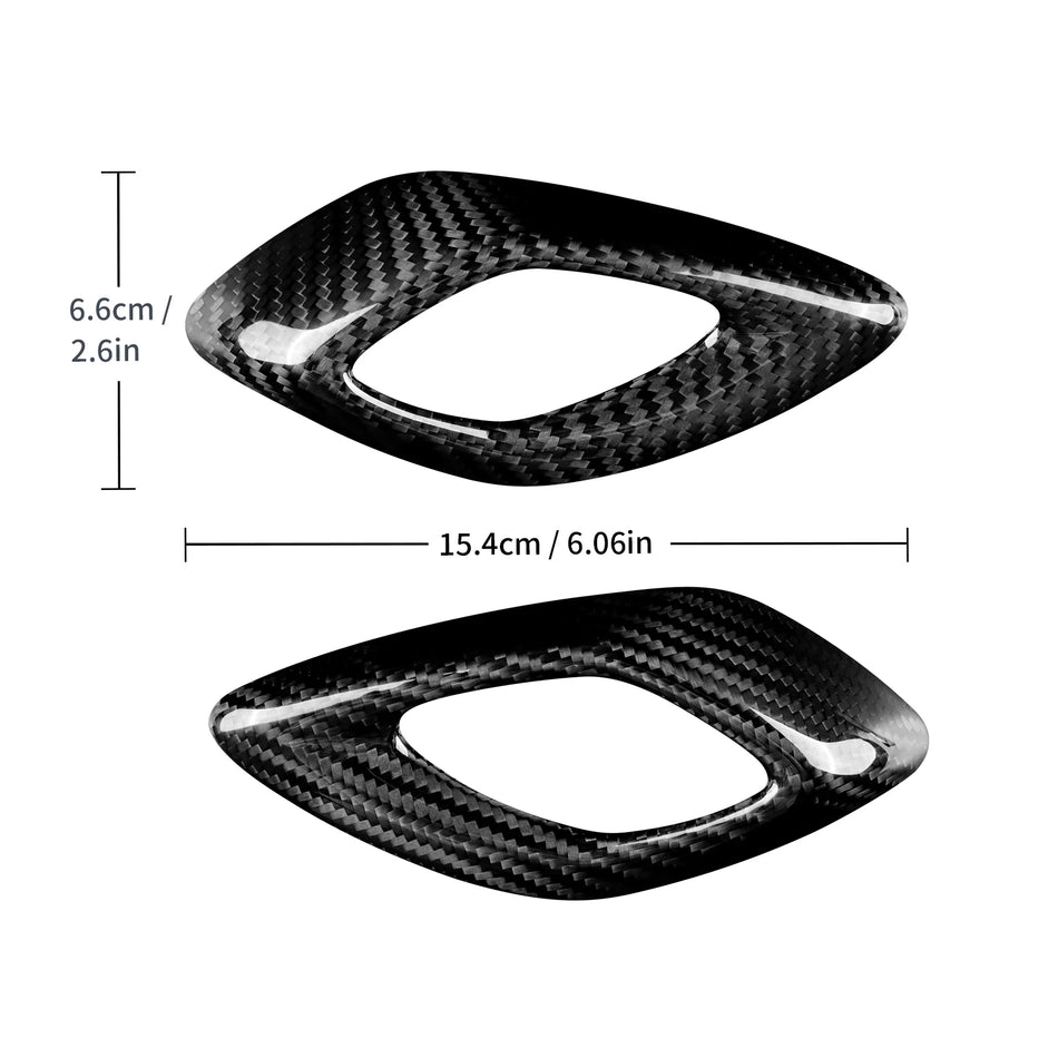 Hard Carbon Fiber Inner Door Handle Cover for Chevrolet Camaro