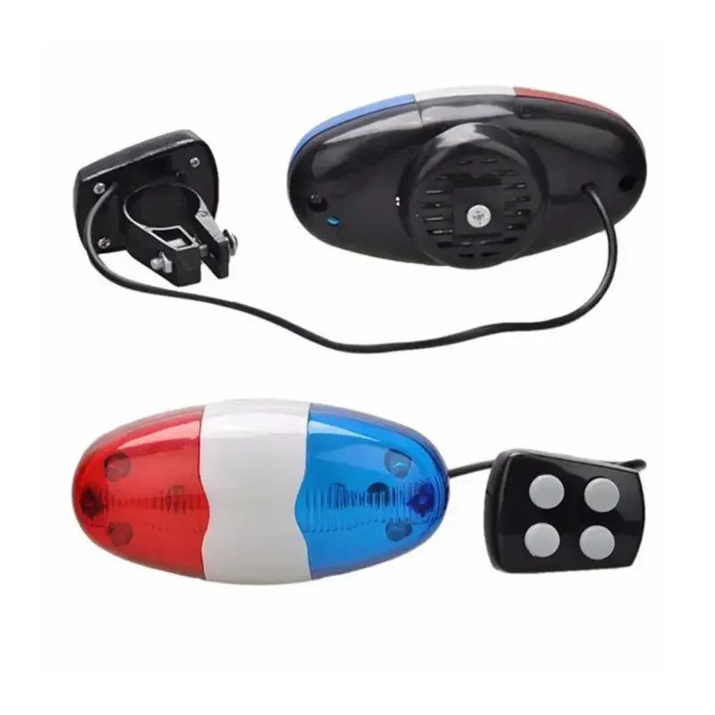 6 LED Bike Front Light Warning Siren Bell &ndash; Safe Ride Alert