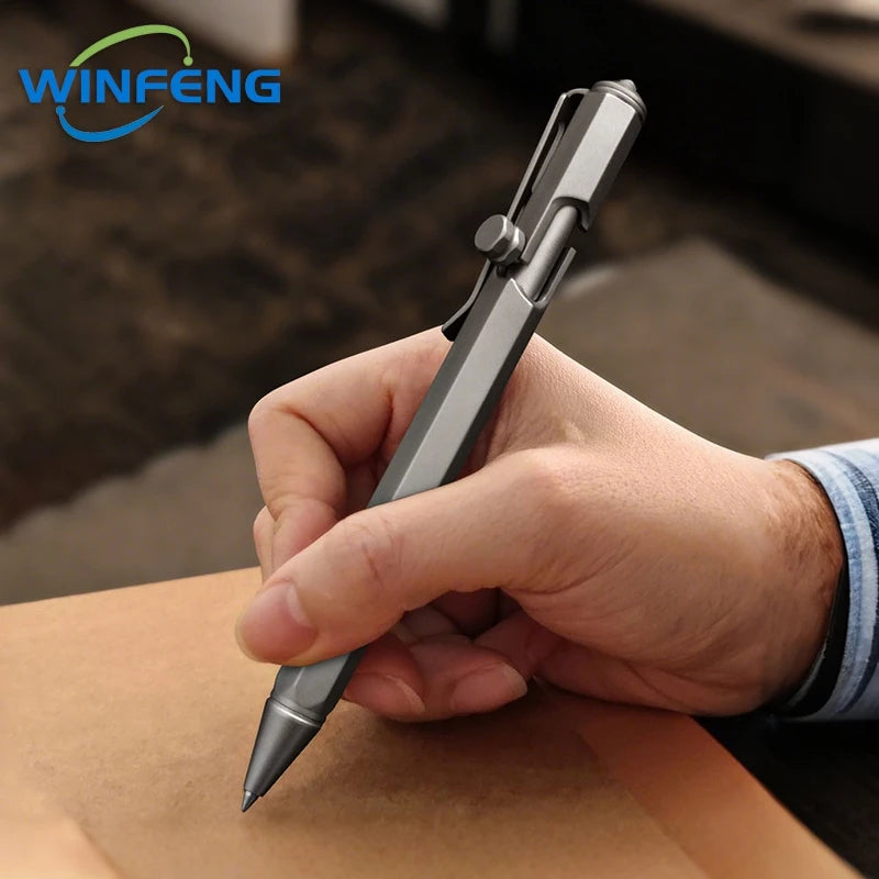 Multi-Functional Titanium Alloy Tactical Pen &ndash; Self Defense