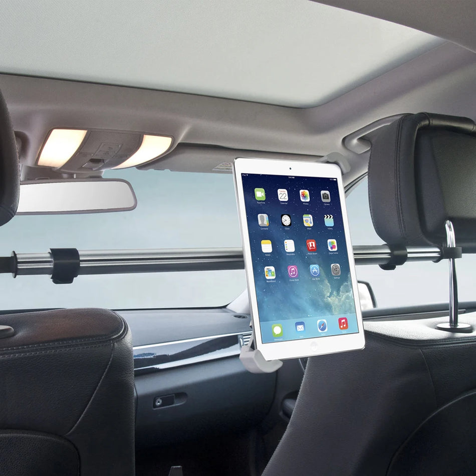 Automobilinis planšetinio kompiuterio laikiklis iPad, Samsung, Xiaomi 7-11 colių galvos atramos tvirtinimas