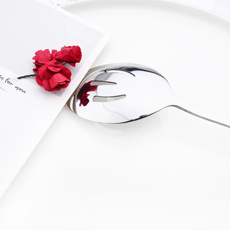 KNGZI 5/7Pcs Serving Utensils Set &ndash; Eco-Friendly Stainless Steel Design