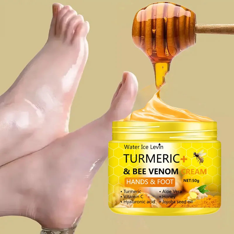 Turmeric Bee Venom Cream &ndash; Deep Moisturizing Repair for Cracked Skin