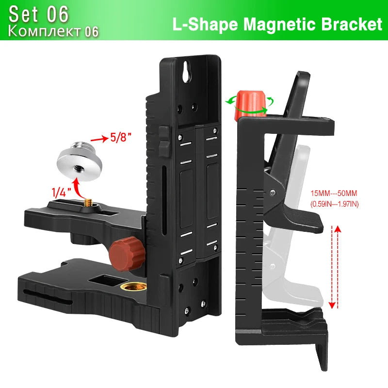 Clubiona LB01 L-Bracket Leveling Magnet &ndash; Ultra-Strong Hold LB021-58