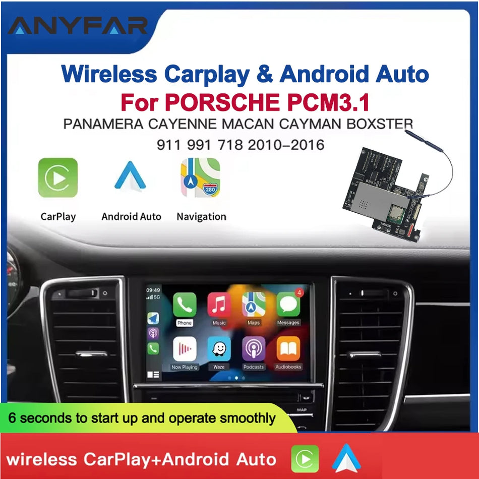 Modul Wireless CarPlay Android Auto pentru PCM3.1 Porsche Panamera Cayenne 911
