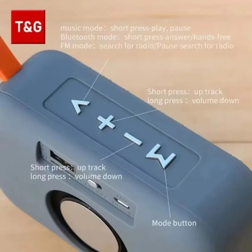 T&amp;G TG506 Portable Mini Wireless Soundbar &ndash; Waterproof Design