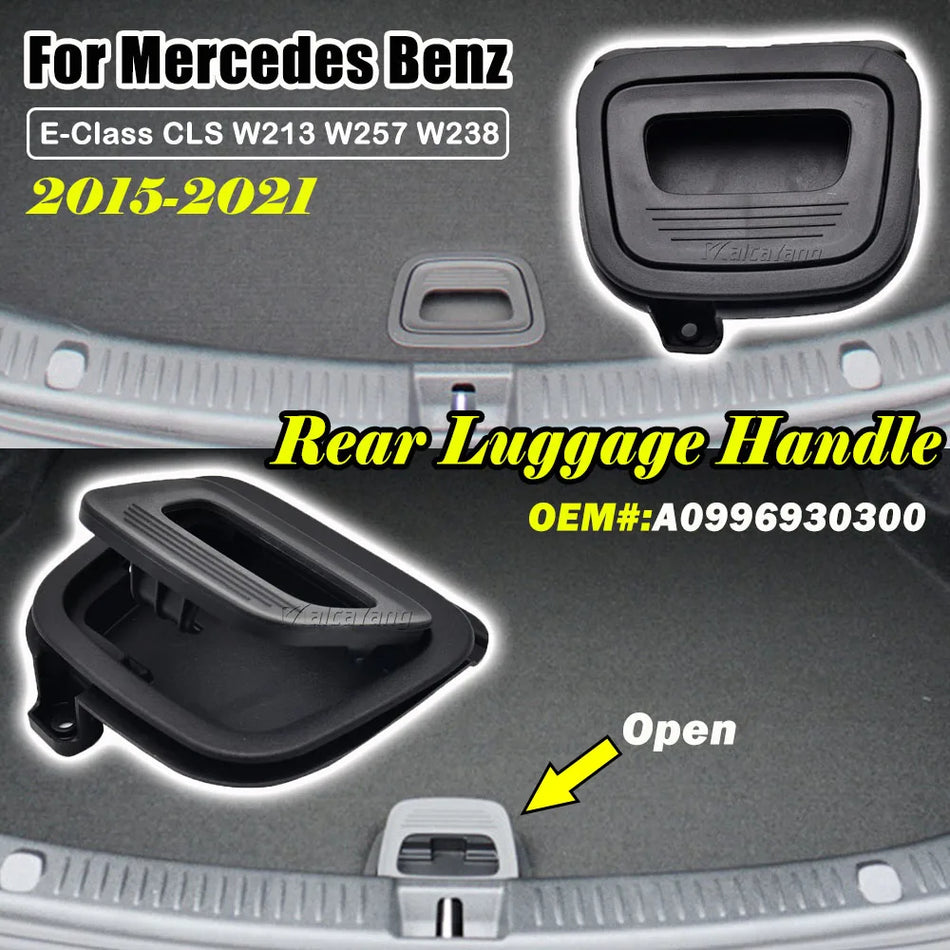 Coperchio Maniglia Posteriore Nero per Mercedes-Benz E-Class W213 W238 W257