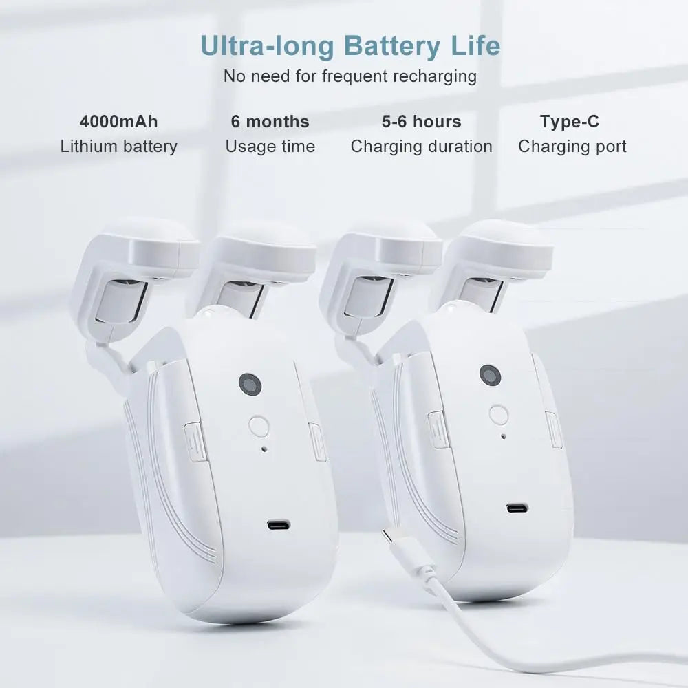 Smart Wi-Fi Curtain Controller 1/2pc No Installation Required App Control with Timer And Light Sensor Compatible with Roman Rod