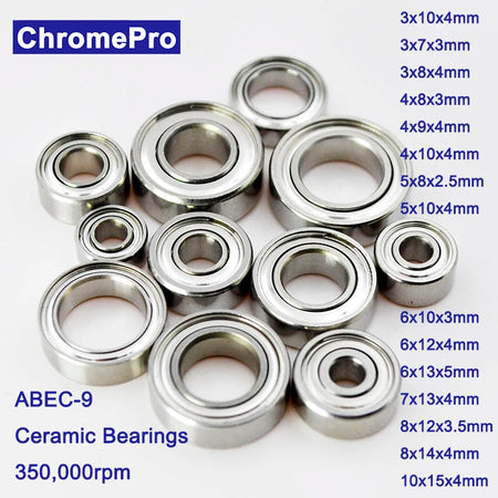 Hybrid Ceramic High Speed Bearings for Micromotor &ndash; Durable CHINA / 4x10x4mm / 10Pcs