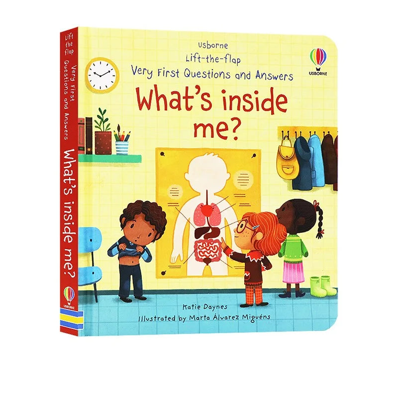Kids Scientific Knowledge Learning Picture Books What Inside Me