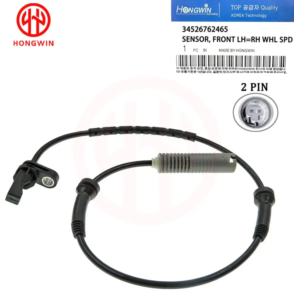 Sensor de Velocidade da Roda ABS Frontal Esquerdo e Direito para BMW E81-E88, E90-E93
