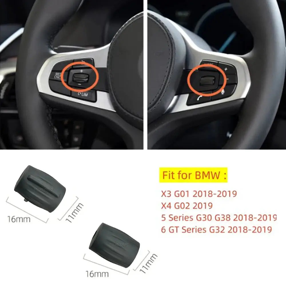 Left/Right Button For BMW 5 6 X3 X4 6GT Series G30 G38 G01 G02 G32 ABS Multi-function Steering Wheel Control Button Knob by InterCyprus Trading Ltd