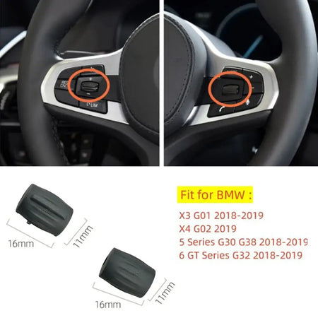Left/Right Button For BMW 5 6 X3 X4 6GT Series G30 G38 G01 G02 G32 ABS Multi-function Steering Wheel Control Button Knob by InterCyprus Trading Ltd